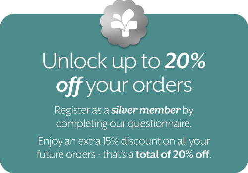 Unlock up to 20% off your orders