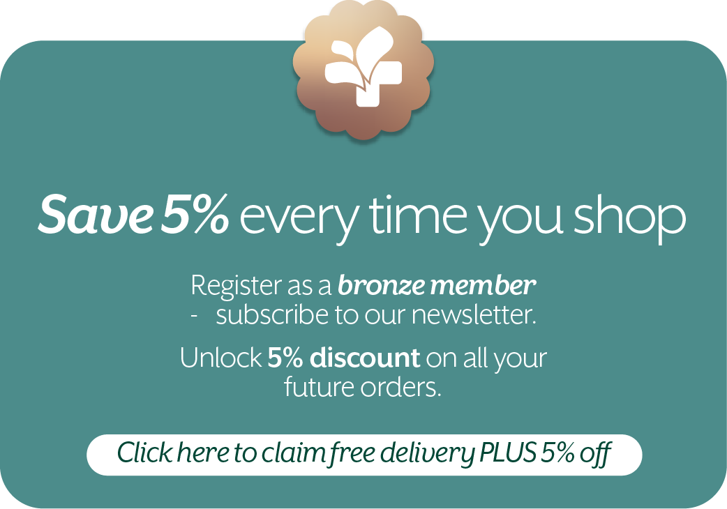 Click here to claim free delivery PLUS 5% off!